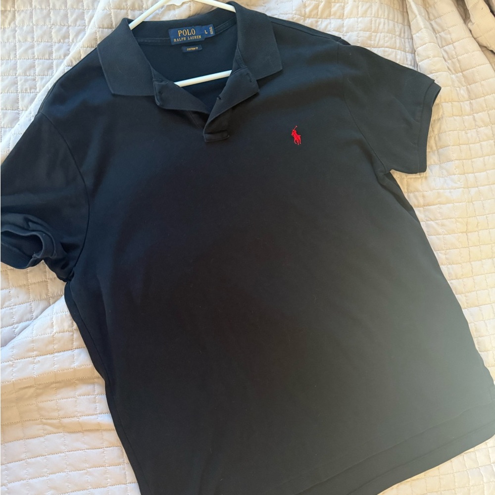 Men's Black Polo by Ralph Lauren - Picture 2 of 2